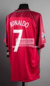 Cristiano Ronaldo signed replica of his Euro 2016 Final Portugal jersey,