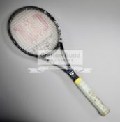 Signed Steffi Graf racquet used in the 1999 French Open semi-final match v Monica Seles at