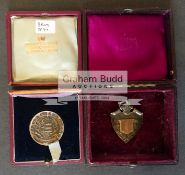 A silver hallmarked (Birmingham 1899) medal for Frinton Golf Club, with club crest in relief,