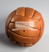 A football signed by the Hereford United team in the John Charles player/manager era,