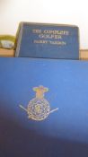 Four golf books, Taylor on Golf 1911; Harry Vardon's The Complete Golfer, 4th edition,