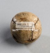A feather golf ball circa 1850, unnamed,