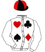 The British Horseracing Authority Sale of Racing Colours: WHITE, RED heart and diamond,