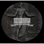 Berlin 1936 Olympic Games participation medal, designed by O.