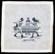 Souvenir of the James Jeffries v Jack Johnson at Reno, Nevada 4th July 1910,