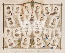 After Rudolf Blind (1846-1889) THE CAPTAINS OF THE COUNTY CRICKET CLUBS OF ENGLAND FOR