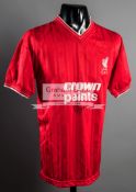 Kenny Dalglish signed replica Liverpool jersey, 'Crown Paints' era,