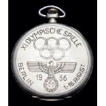 Berlin 1936 Olympic Games commemorative pocket watch,