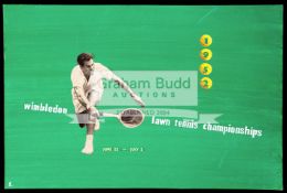 An original artwork for the 1952 Wimbledon Lawn Tennis Championships formerly in the collection of