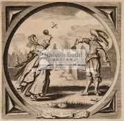 After Adriaen van de Venne (1589-1662) AMOR, UT PILA, VICES EXIGIT [LOVE, LIKE A BALL,