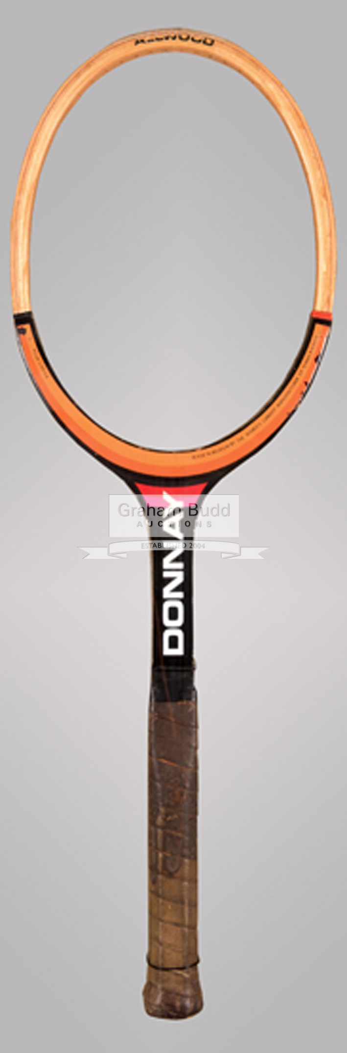 Bjorn Borg Donnay tennis racquet match used at the 1978 Stockholm Open when he played John McEnroe