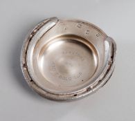 Racing plate worn by "Ragstone" when winning the Gold Cup at Ascot in 1974,