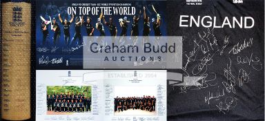 England World T20 Champions official ECB squad issue memorabilia,