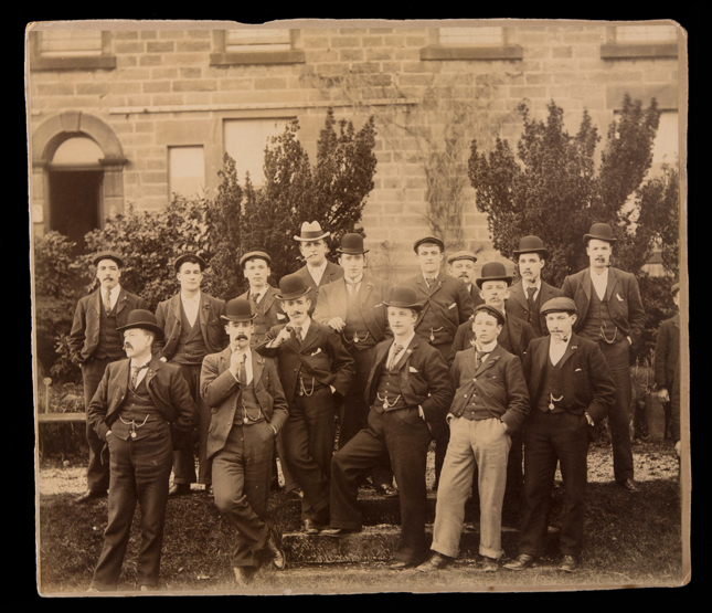 A period photograph of the Sheffield United 1899 F.A.