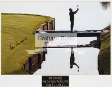 Sam Torrance signed Ryder Cup photograph, a superb 13 by 19in.