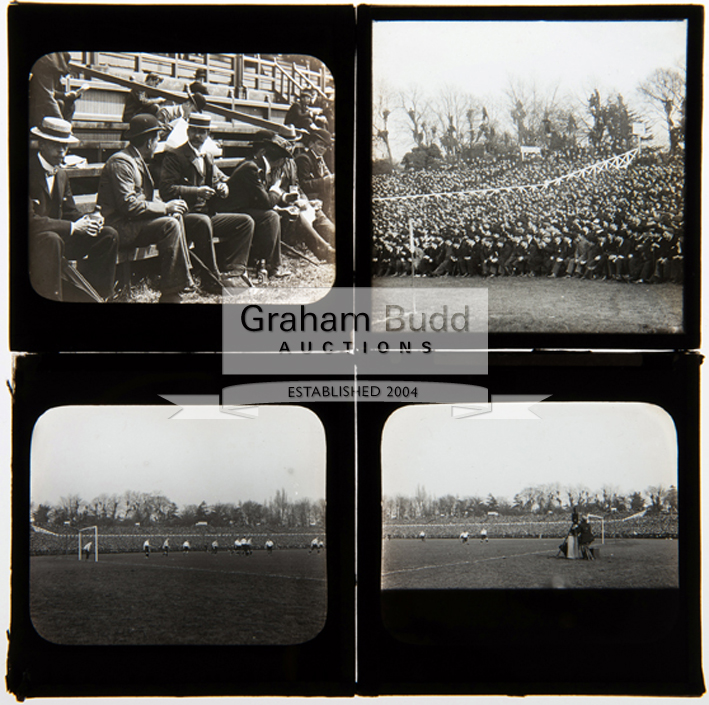 A good collection of 22 football magic lantern slides, - Image 2 of 3
