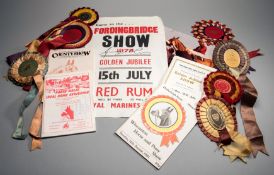 A group of six Red Rum public appearance rosettes,