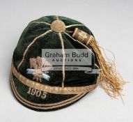 A Wales international representative sporting cap 1905,