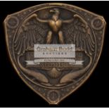 Commemorative Medal of the Louisiana Purchase Exposition 1904, Triangular, bronze, 70mm.