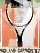 A group of 10 Original Roland Garros tennis posters,