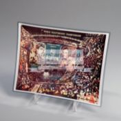 Rare glass candy dish for the Muhammad Ali v Ken Norton World Heavyweight Championship fight at