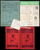 A collection of football programme and general sporting ephemera,