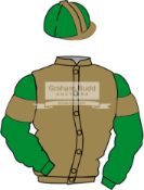 The British Horseracing Authority Sale of Racing Colours: GOLD, GREEN sleeves, GOLD armlets,