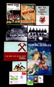 West Ham memorabilia, vintage sheet music for "I'm Forever Blowing Bubbles"; photographs,