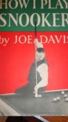 A signed copy of Joe Davis's 'How I Play Snooker',