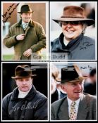 An album of signed photographs of National Hunt jockeys and trainers,