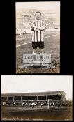 Two postcards featuring Sunderland AFC, the first a match-action issue for the 1907 F.A.