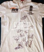 James Tredwell's squad signed/worn England No.