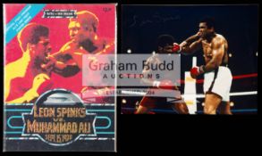 Muhammad Ali v Leon Spinks official fight programme from the Louisiana Superdome, New Orleans,