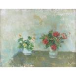 Steyn, Stella 1907-1987 Irish AR, Still Life, Flowers. 20 x 25.5 ins., (51 x 64.75 cms.