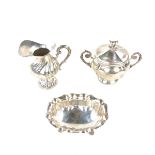 A group of three small Italian silver items.