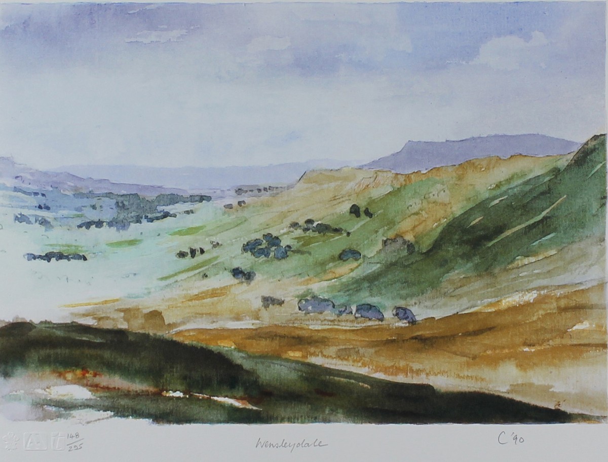 HRH Charles Prince of Wales b1948, Wensleydale. 10.25 x 15.25ins., (26 x 38.5 cms.