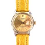 Rolex Oyster Perpetual Datejust steel and gold watch. Ref. 1601. Calibre 1570. Year 1973.