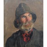 Copnal, Frank Thomas 1870-1949 British AR, The Captain of the Boat. 20.75 x 17.75 ins. (52.