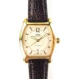 Oris Classic gold plated automatic lady's watch.