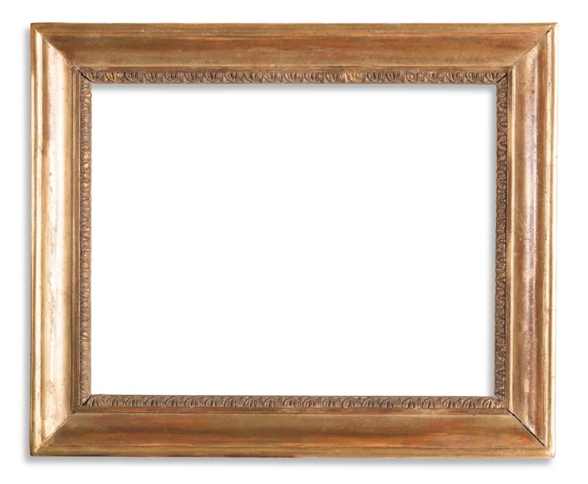 Carved and gilt wood frame, 19th Century.