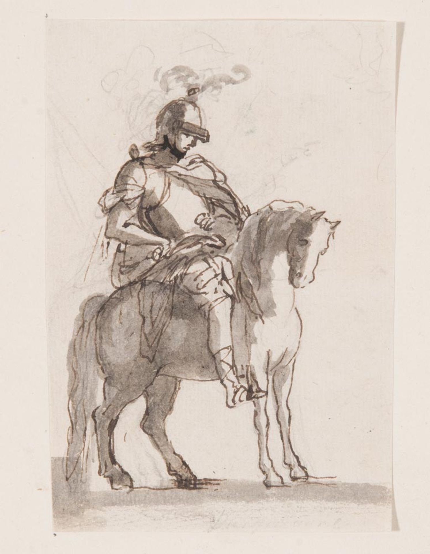 Bolognese School of late 18th Century, "Cavaliere".