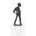 Bronze sculpture, "Scugnizzo", 20th Century