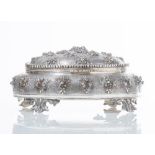 Silver jewelry box, Alessandria, 20th Century