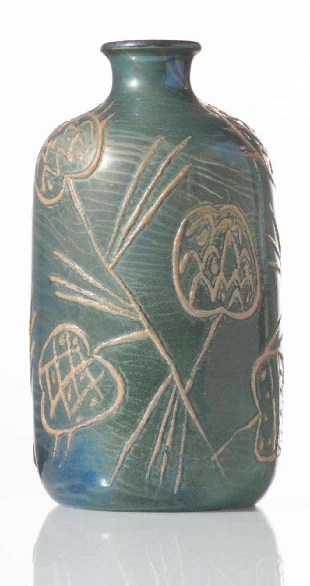 Guerrino Tramonti (Faenza 1915 - 1992), ceramic luster vase, 1950s - Image 2 of 2