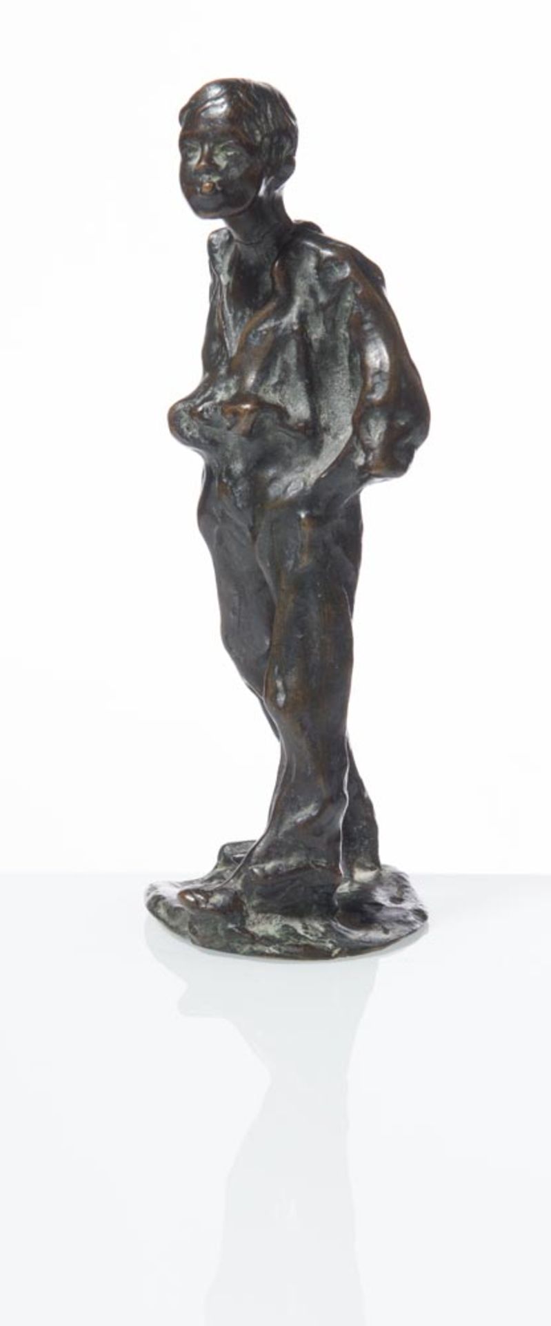 Bronze sculpture, "Scugnizzo", 20th Century - Image 2 of 2