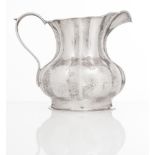 Silver ewer, 20th Century.