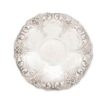 Silver plate, 20th Century.