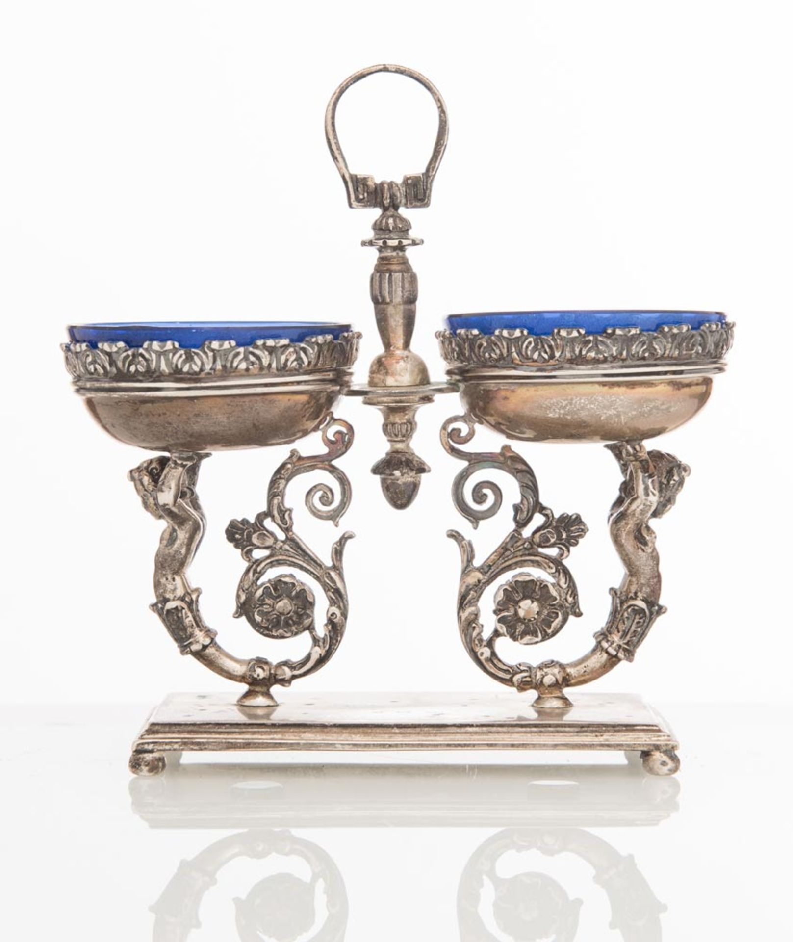 Silver salt cellar, Florence, 20th Century