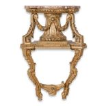 Carved and gilt wood shelf, France, 19th Century.