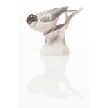 Schierholz, Statuina in porcellana, "Uccello", Germania, XX sec.
